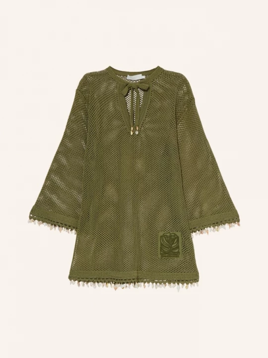 Obrázek produktu Zimmermann Plážové Šaty Wanderlust olivová