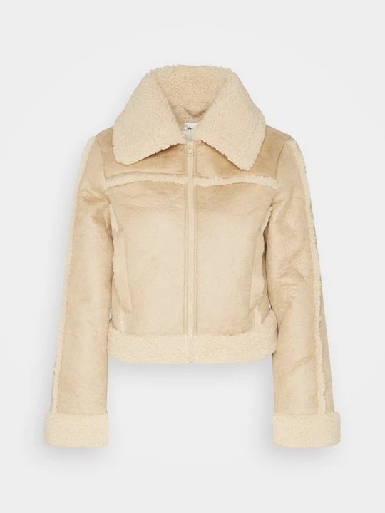 Obrázek produktu Zimní bunda Abercrombie & Fitch světle hnědošedá