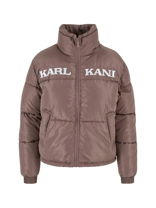 Obrázek produktu Zimní bunda Karl Kani světle hnědošedá