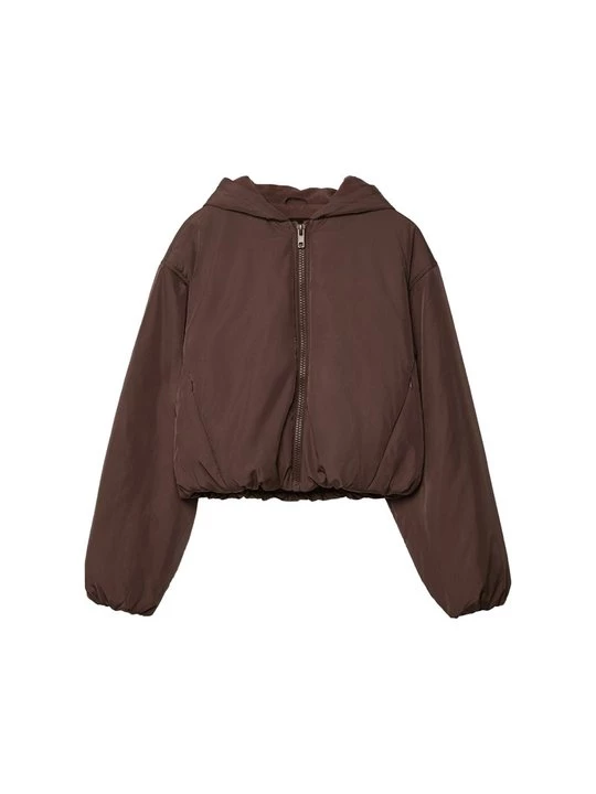 Obrázek produktu Zimní bunda Stradivarius skvrnitě hnědá