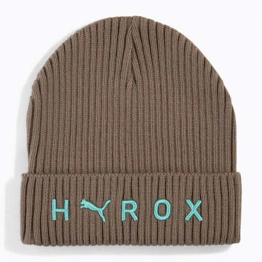 Obrázek produktu Zimní čepice PUMA x HYROX Mid Crown Beanie myší šedá Hnědá