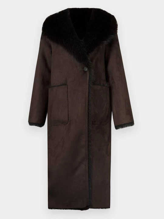 Obrázek produktu Zimní kabát Abercrombie & Fitch hnědá