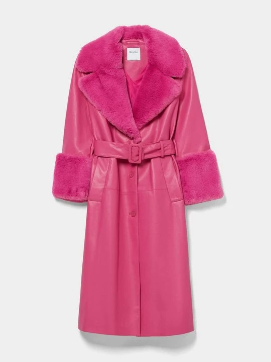 Obrázek produktu Zimní kabát Bershka růžová