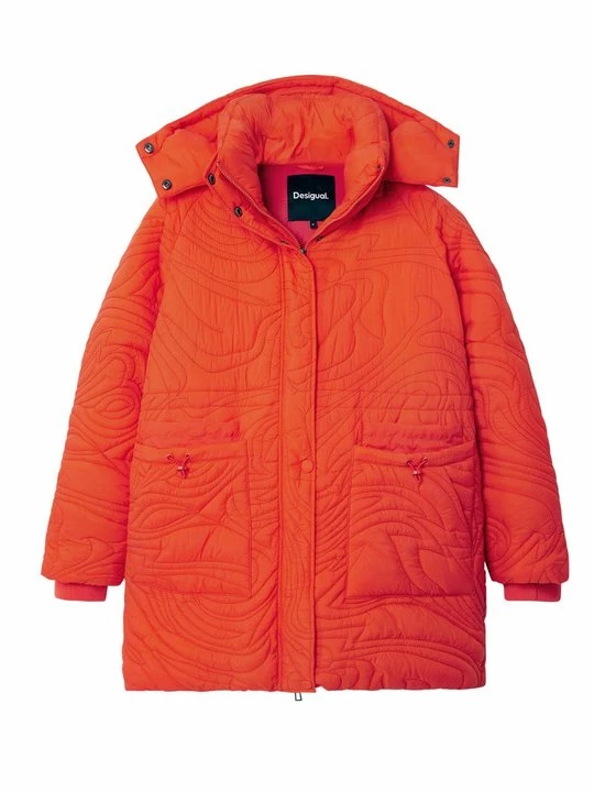 Obrázek produktu Zimní kabát Desigual oranžová