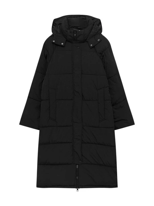 Obrázek produktu Zimní kabát PULL&BEAR meírovaná černá