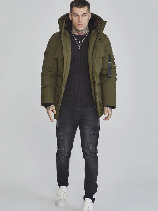 Obrázek produktu Zimní kabát SikSilk zelená