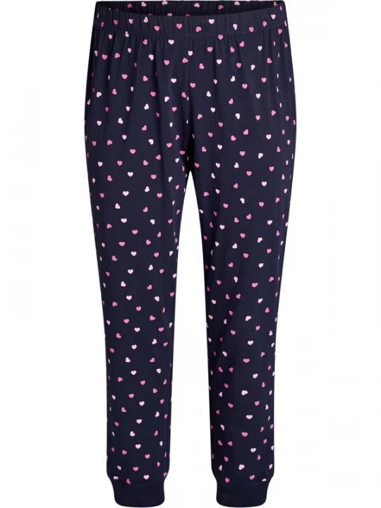 Obrázek produktu Zizzi Pyžamové kalhoty 'MHANNY' noční modrá / pink / růžová