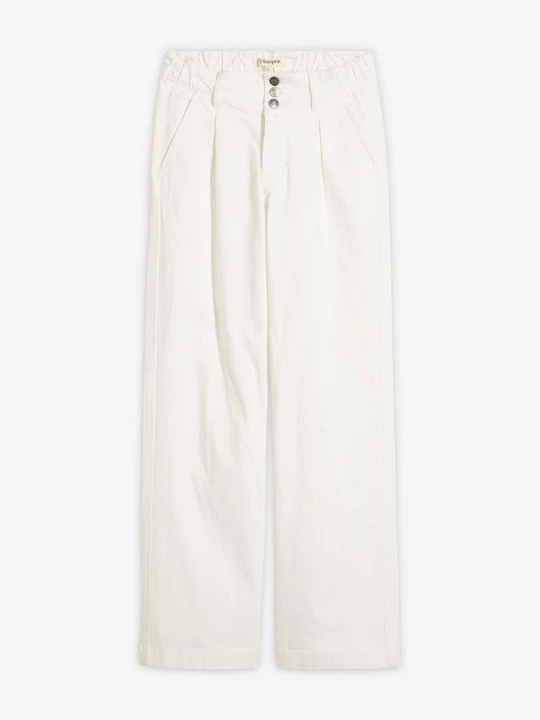 Obrázek produktu Zkrácené džíny s pohodlným pasem, Wide Leg, High Waist BonPrix