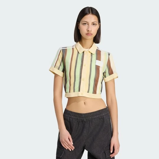 Obrázek produktu ZKRÁCENÉ POLO TRIČKO ADIDAS ORIGINALS SUMMER GLOW STRIPED