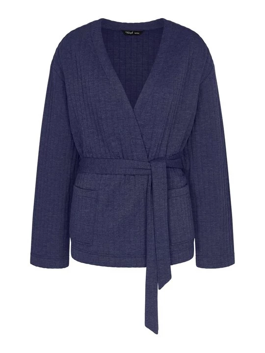 Obrázek produktu Župan Triumph melírovaná tmavě modrá