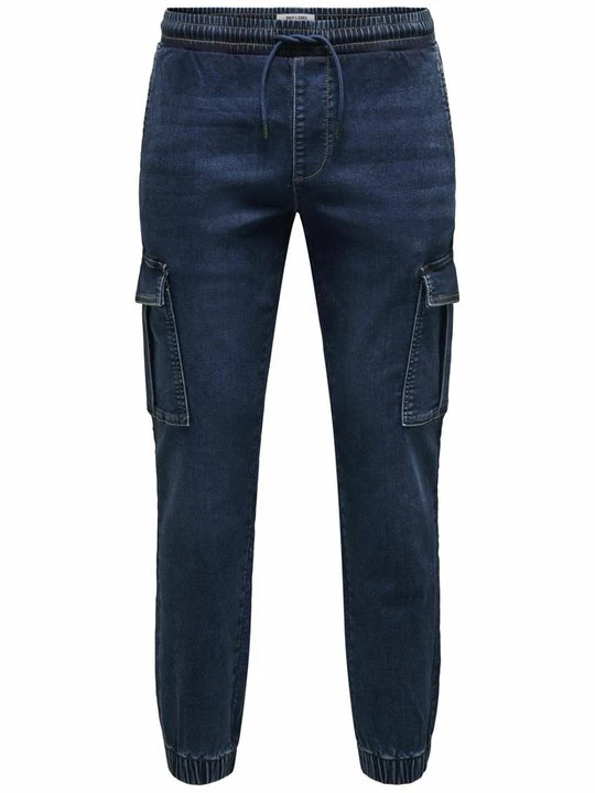 Obrázek produktu Zúžené džíny Only & Sons tmavomodrý denim