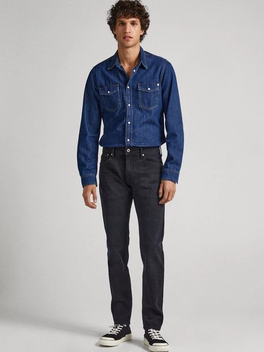 Obrázek produktu Zúžené džíny Pepe Jeans tmavomodrý denim