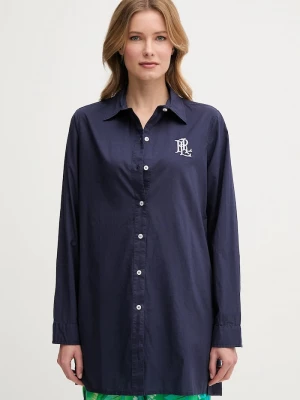 Obrázek produktu Lauren Ralph Lauren Bavlněná košile Lauren Ralph Lauren námořnická modř