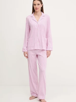 Obrázek produktu Lauren Ralph Lauren Bavlněné pyžamo Lauren Ralph Lauren růžová
