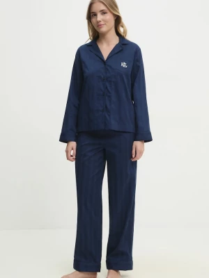 Obrázek produktu Lauren Ralph Lauren Bavlněné pyžamo námořnická modř