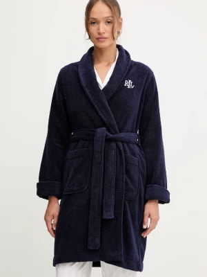 Obrázek produktu Lauren Ralph Lauren Bavlněný župan námořnická modř