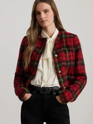 Obrázek produktu Lauren Ralph Lauren Blazer s příměsí vlny Lauren Ralph Lauren červená