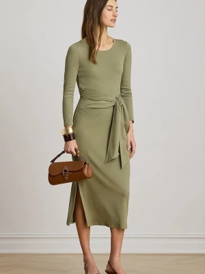 Obrázek produktu Lauren Ralph Lauren bodycon šaty bavlnou zelená