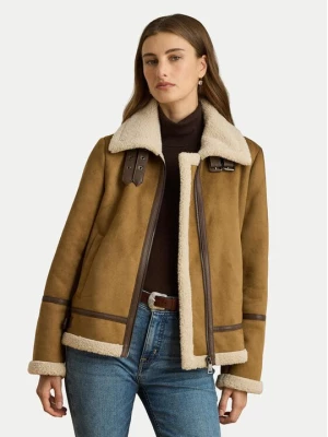 Obrázek produktu LAUREN RALPH LAUREN Bunda z imitace kůže 297P04122002 Hnědá Regular Fit