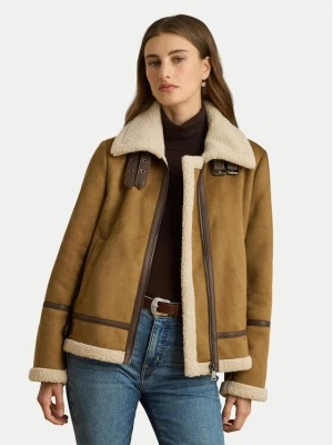 Obrázek produktu LAUREN RALPH LAUREN Bunda z imitace kůže 297P04122002 Hnědá Regular Fit