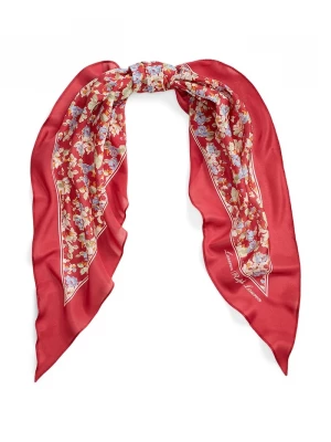 Obrázek produktu Lauren Ralph Lauren Dámský hedvábný šátek Lauren Ralph Lauren červená