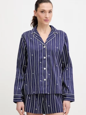 Obrázek produktu Lauren Ralph Lauren dvoudílné pyžamo dámské bavlněné námořnická modř