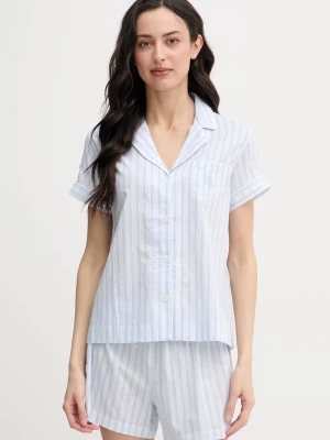 Obrázek produktu Lauren Ralph Lauren dvoudílné pyžamo dámské s viskózou modrá