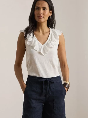 Obrázek produktu Lauren Ralph Lauren halenka s volánkem dámská bavlněná
