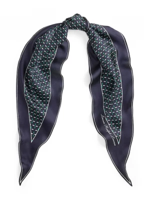 Obrázek produktu Lauren Ralph Lauren Hedvábný šátek Lauren Ralph Lauren námořnická modř