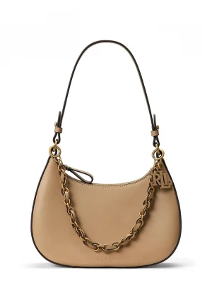 Obrázek produktu Lauren Ralph Lauren hobo kabelka dámská kožená béžová