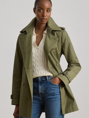 Obrázek produktu Lauren Ralph Lauren kabát dámský s bavlnou zelená