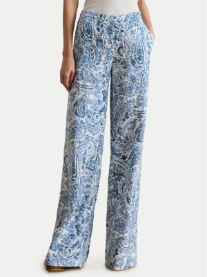 Obrázek produktu LAUREN RALPH LAUREN Kalhoty z materiálu 200P08927001 Světle modrá Wide Leg