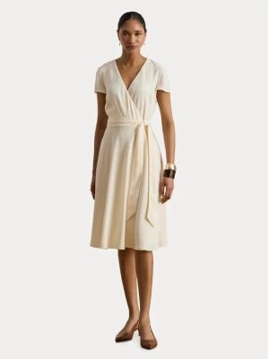 Obrázek produktu LAUREN RALPH LAUREN Koktejlové šaty 200P13812005 Krémová Regular Fit