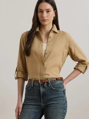 Obrázek produktu Lauren Ralph Lauren košile dámská lněná béžová