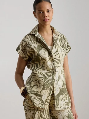 Obrázek produktu Lauren Ralph Lauren košile dámská lněná zelená