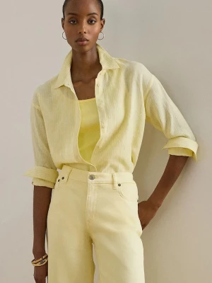 Obrázek produktu Lauren Ralph Lauren košile dámská lněná žlutá