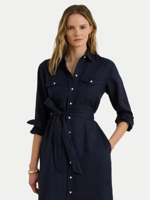 Obrázek produktu LAUREN RALPH LAUREN Košilové šaty 200P13684002 Tmavomodrá Regular Fit