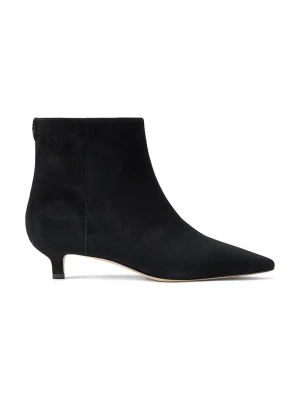 Obrázek produktu Lauren Ralph Lauren kotníkové boty dámské semišové Frncsa Bt Hl černá