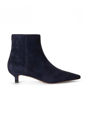 Obrázek produktu Lauren Ralph Lauren kotníkové boty dámské semišové Frncsa Bt Hl námořnická modř