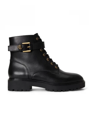 Obrázek produktu Lauren Ralph Lauren kotníkové Chelsea boty dámské kožené Allyson Logo černá