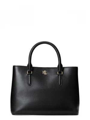 Obrázek produktu Lauren Ralph Lauren Kožená kabelka Lauren Ralph Lauren černá