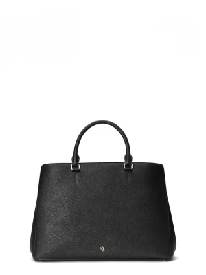 Obrázek produktu Lauren Ralph Lauren Kožená kabelka Lauren Ralph Lauren černá