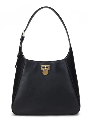 Obrázek produktu Lauren Ralph Lauren Kožená kabelka Lauren Ralph Lauren černá