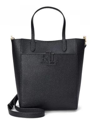 Obrázek produktu Lauren Ralph Lauren Kožená kabelka Lauren Ralph Lauren černá
