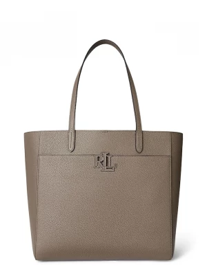 Obrázek produktu Lauren Ralph Lauren Kožená kabelka Lauren Ralph Lauren hnědá