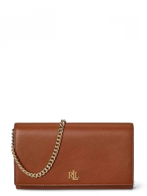 Obrázek produktu Lauren Ralph Lauren Kožená kabelka Lauren Ralph Lauren hnědá