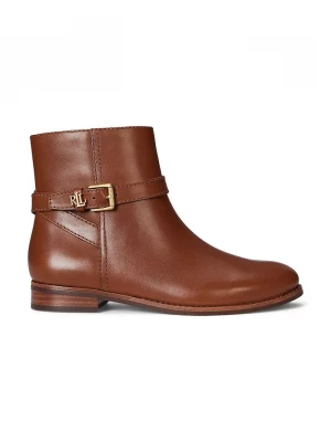 Obrázek produktu Lauren Ralph Lauren Kožené kotníkové boty Lauren Ralph Lauren Brooke Bt 2 hnědá