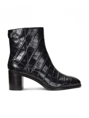 Obrázek produktu Lauren Ralph Lauren Kožené kotníkové boty Cassie černá