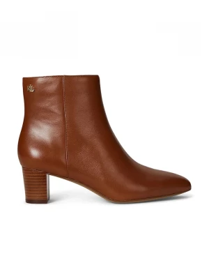 Obrázek produktu Lauren Ralph Lauren Kožené kotníkové boty Lauren Ralph Lauren Demi hnědá