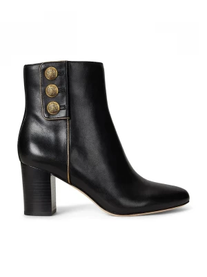 Obrázek produktu Lauren Ralph Lauren Kožené kotníkové boty Lauren Ralph Lauren Kenndi Bt Hl černá